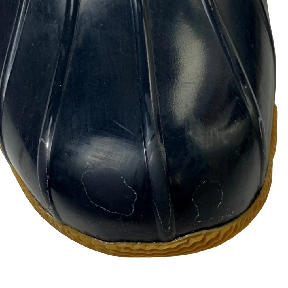 Sperry‎ Saltwater Duck Boot Leather Navy Tan 5.5